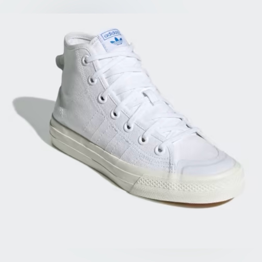 Adidas NIZZA HI RF White High-Top Sneakers